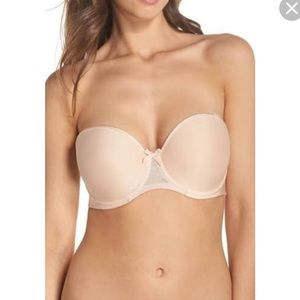 Chantelle Strapless Nude Bra 34DDD